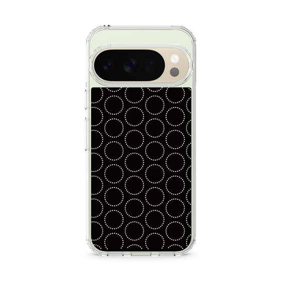 Slim Protection Case［ Dot Circle - Black ］
