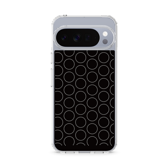Slim Protection Case［ Dot Circle - Black ］