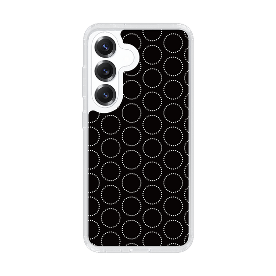 Slim Protection Case［ Dot Circle - Black ］