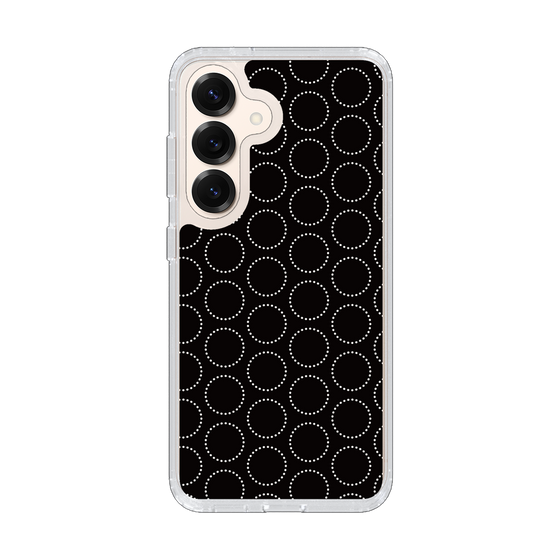 Slim Protection Case［ Dot Circle - Black ］