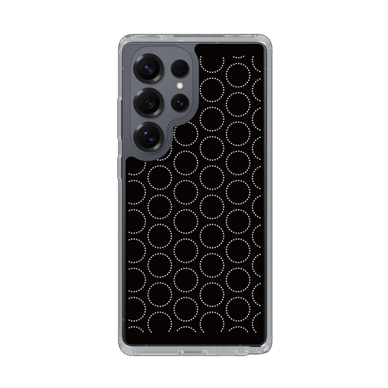 Slim Protection Case［ Dot Circle - Black ］