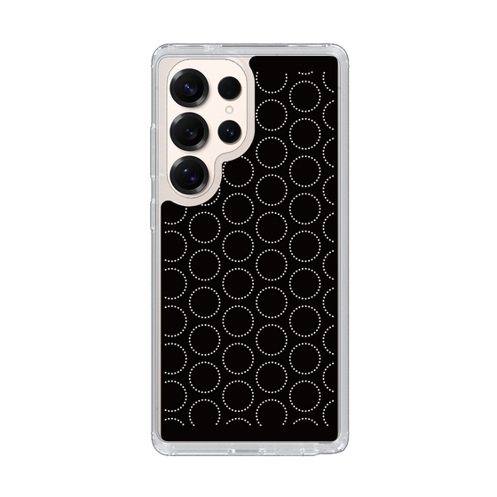 Slim Protection Case［ Dot Circle - Black ］