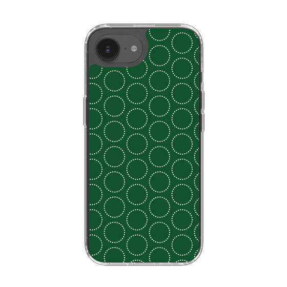 Slim Protection Case［ Dot Circle - Green ］
