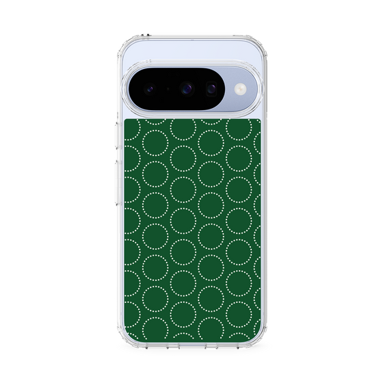 Slim Protection Case［ Dot Circle - Green ］