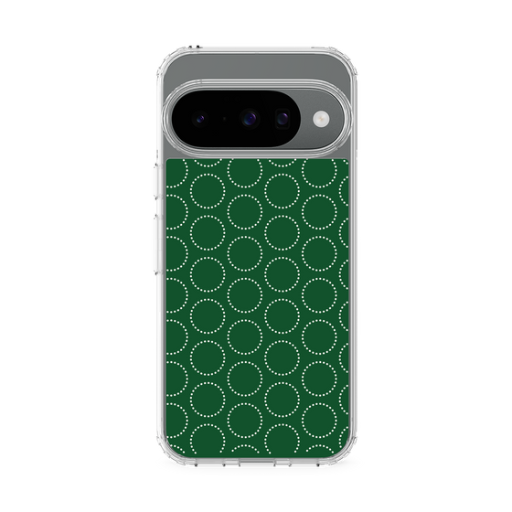 Slim Protection Case［ Dot Circle - Green ］