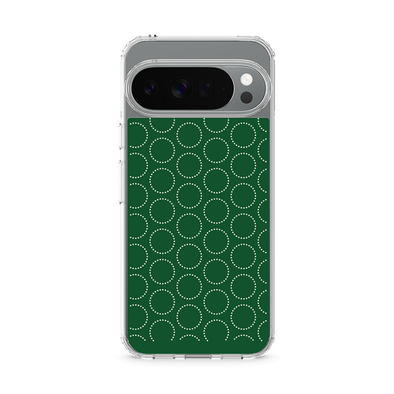 Slim Protection Case［ Dot Circle - Green ］