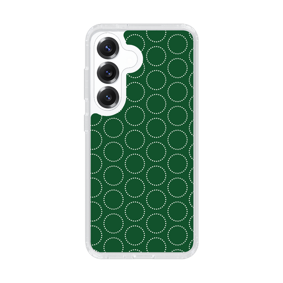Slim Protection Case［ Dot Circle - Green ］