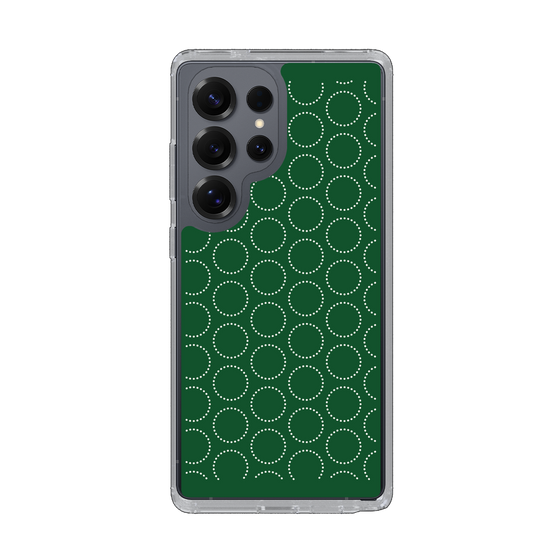Slim Protection Case［ Dot Circle - Green ］