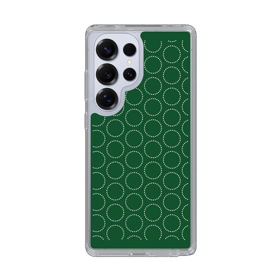 Slim Protection Case［ Dot Circle - Green ］