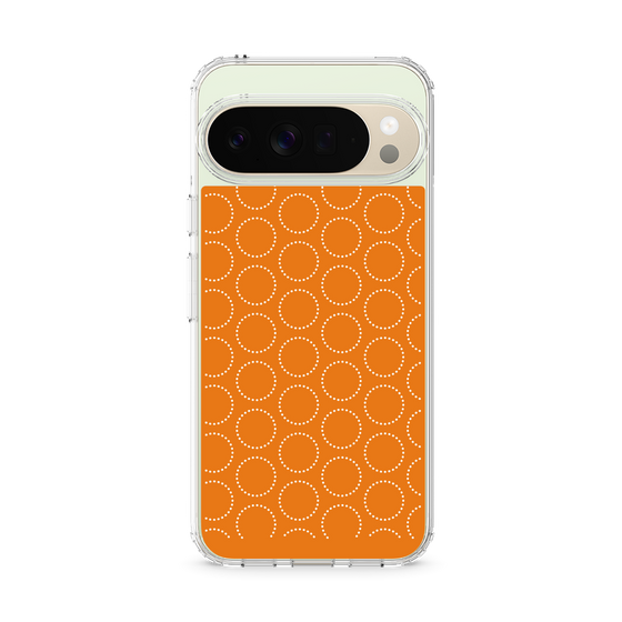 Slim Protection Case［ Dot Circle - Orange ］