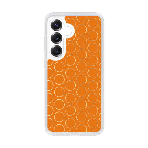 Slim Protection Case［ Dot Circle - Orange ］