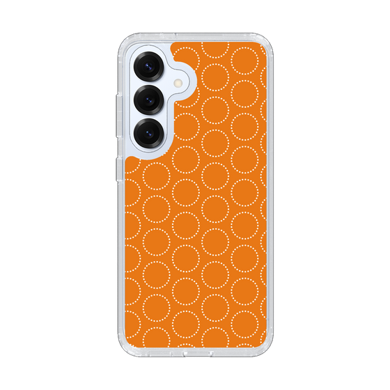 Slim Protection Case［ Dot Circle - Orange ］