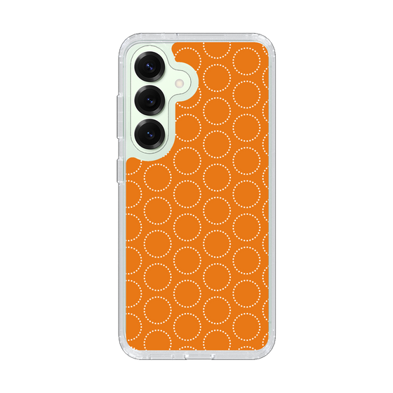 Slim Protection Case［ Dot Circle - Orange ］