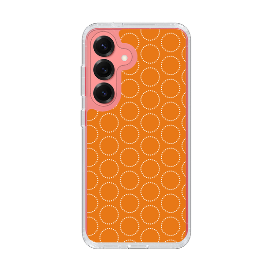 Slim Protection Case［ Dot Circle - Orange ］