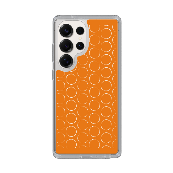 Slim Protection Case［ Dot Circle - Orange ］