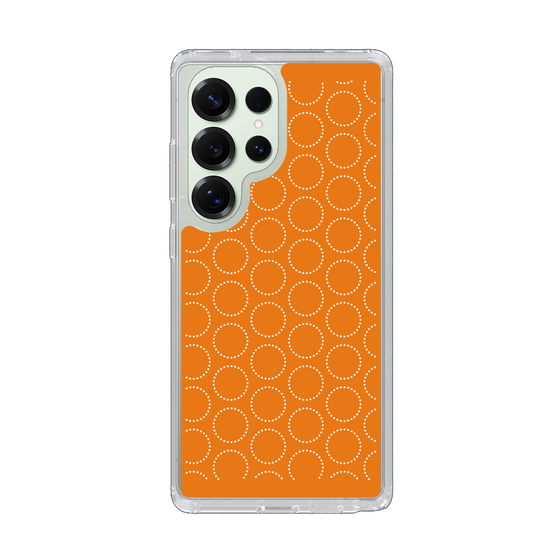 Slim Protection Case［ Dot Circle - Orange ］