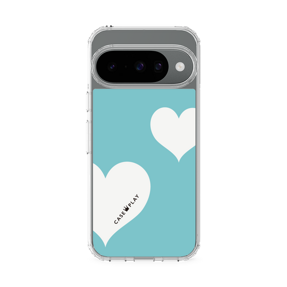 Slim Protection Case［ Two Hearts - Blue ］