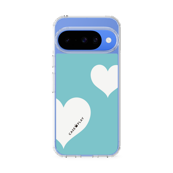 Slim Protection Case［ Two Hearts - Blue ］