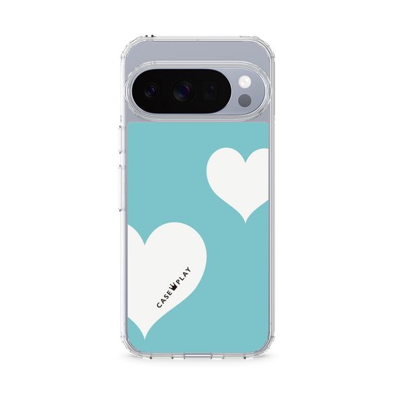 Slim Protection Case［ Two Hearts - Blue ］