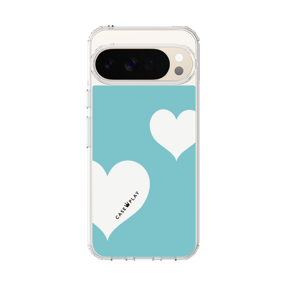 Slim Protection Case［ Two Hearts - Blue ］