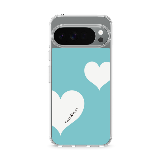 Slim Protection Case［ Two Hearts - Blue ］