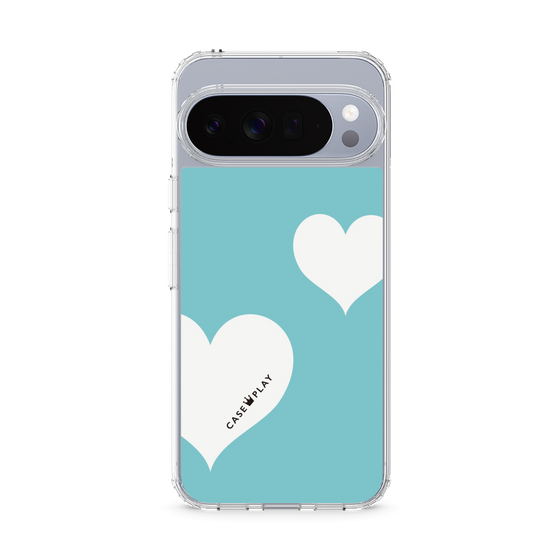 Slim Protection Case［ Two Hearts - Blue ］