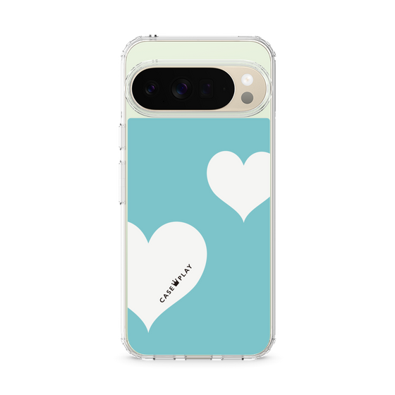 Slim Protection Case［ Two Hearts - Blue ］