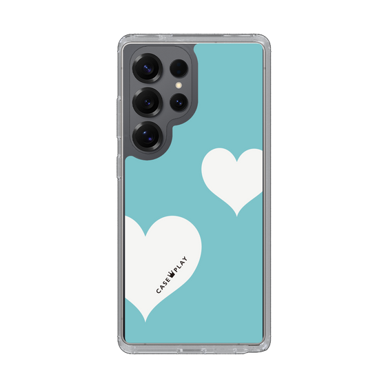 Slim Protection Case［ Two Hearts - Blue ］