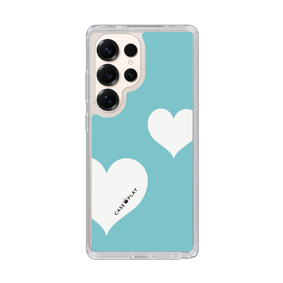 Slim Protection Case［ Two Hearts - Blue ］