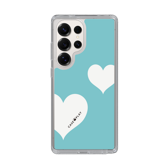 Slim Protection Case［ Two Hearts - Blue ］