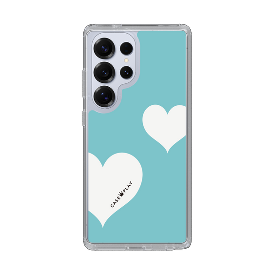 Slim Protection Case［ Two Hearts - Blue ］