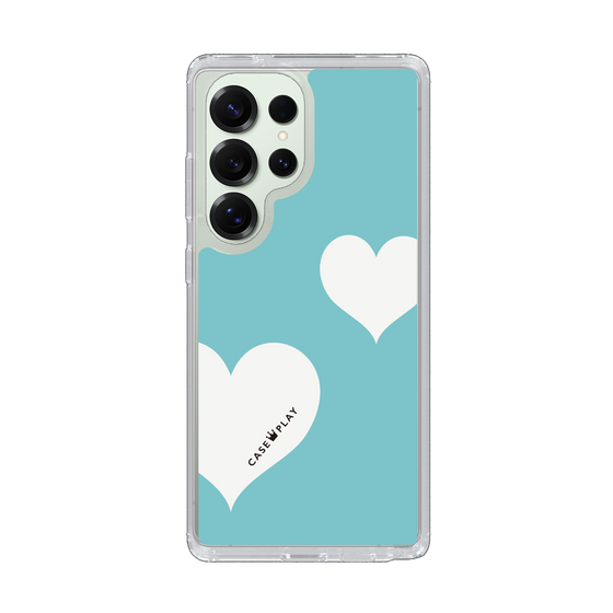 Slim Protection Case［ Two Hearts - Blue ］