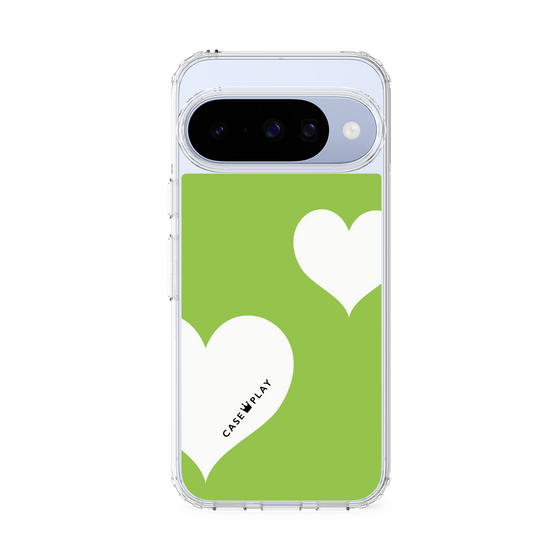 Slim Protection Case［ Two Hearts - Green ］