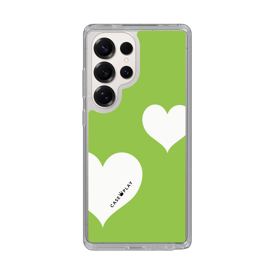 Slim Protection Case［ Two Hearts - Green ］