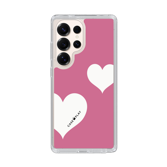 Slim Protection Case［ Two Hearts - Pink ］
