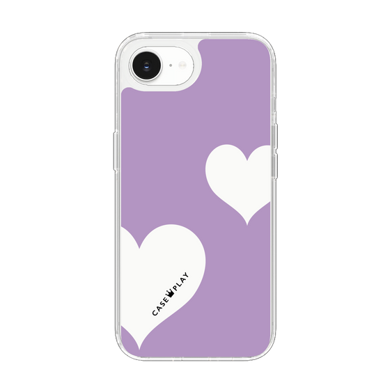 Slim Protection Case［ Two Hearts - Purple ］