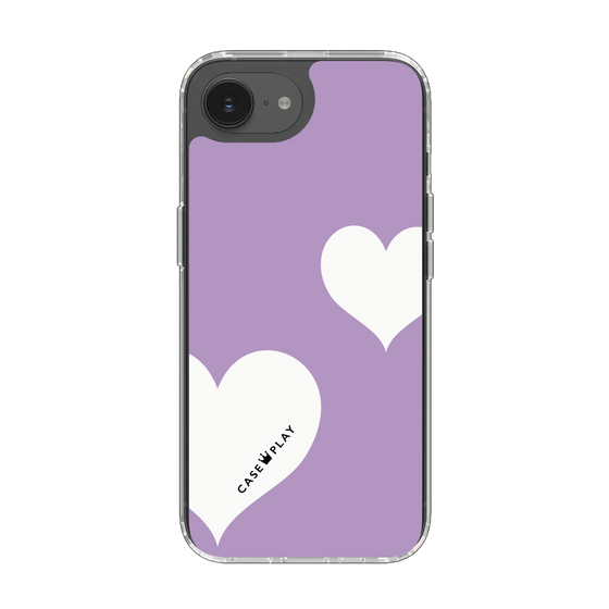 Slim Protection Case［ Two Hearts - Purple ］