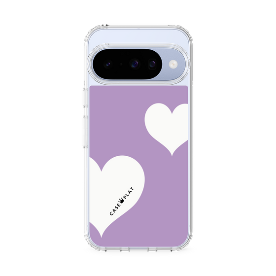 Slim Protection Case［ Two Hearts - Purple ］