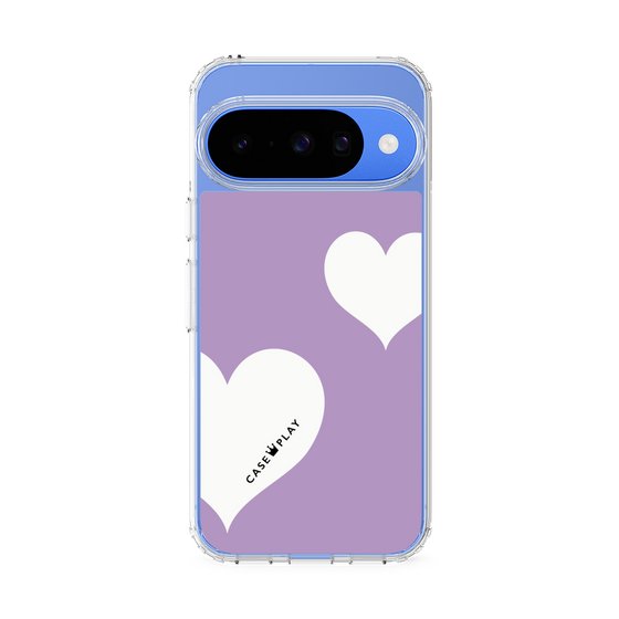 Slim Protection Case［ Two Hearts - Purple ］