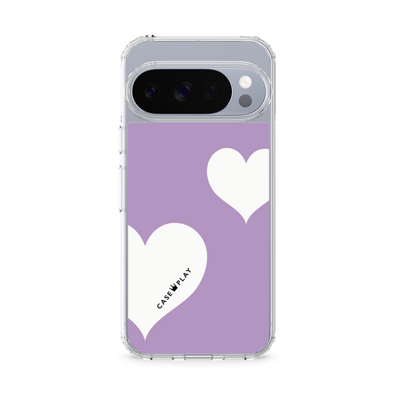 Slim Protection Case［ Two Hearts - Purple ］