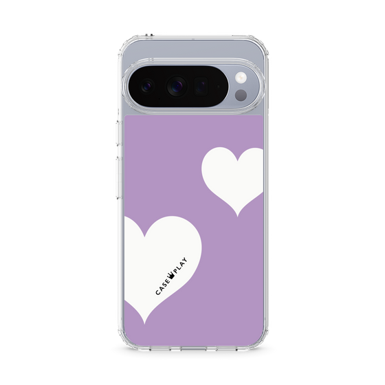 Slim Protection Case［ Two Hearts - Purple ］