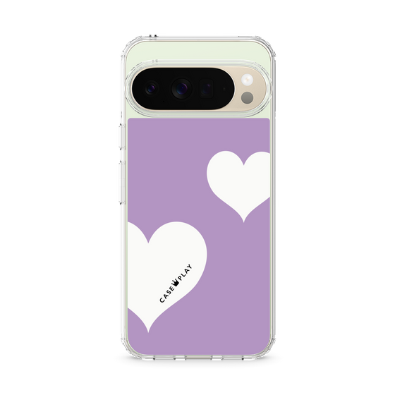 Slim Protection Case［ Two Hearts - Purple ］