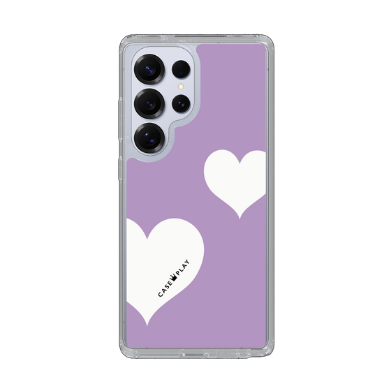 Slim Protection Case［ Two Hearts - Purple ］