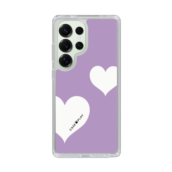 Slim Protection Case［ Two Hearts - Purple ］
