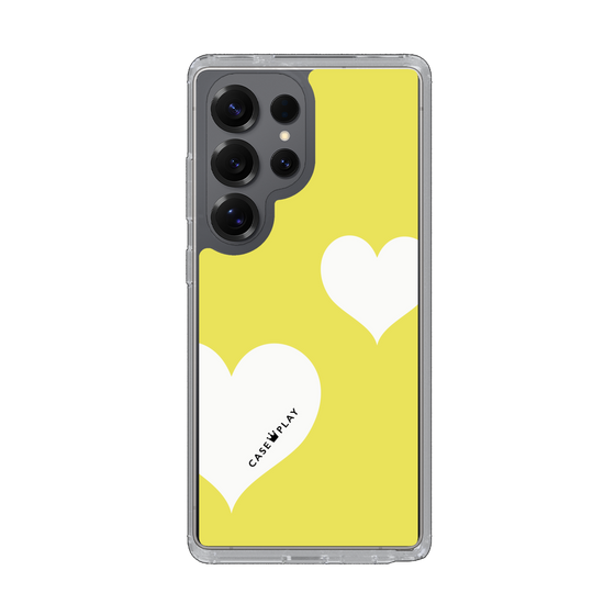 Slim Protection Case［ Two Hearts - Yellow ］
