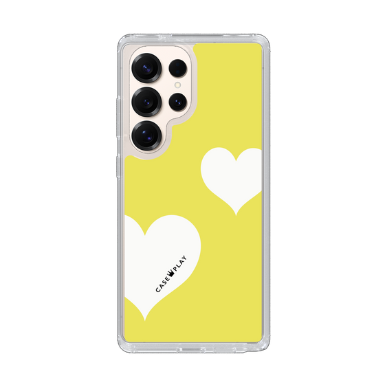 Slim Protection Case［ Two Hearts - Yellow ］