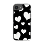 Slim Protection Case［ Dot Hearts - Black ］