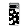 Slim Protection Case［ Dot Hearts - Black ］