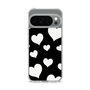 Slim Protection Case［ Dot Hearts - Black ］