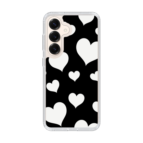 Slim Protection Case［ Dot Hearts - Black ］
